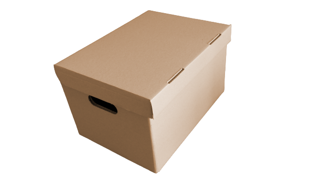 2051280smeđa Štancana kutija 370x280x235 mm, troslojna - Slika 1