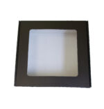 Štancana kutija s PVC prozorčićem, 280x280x100 mm, Crna - Slika 2