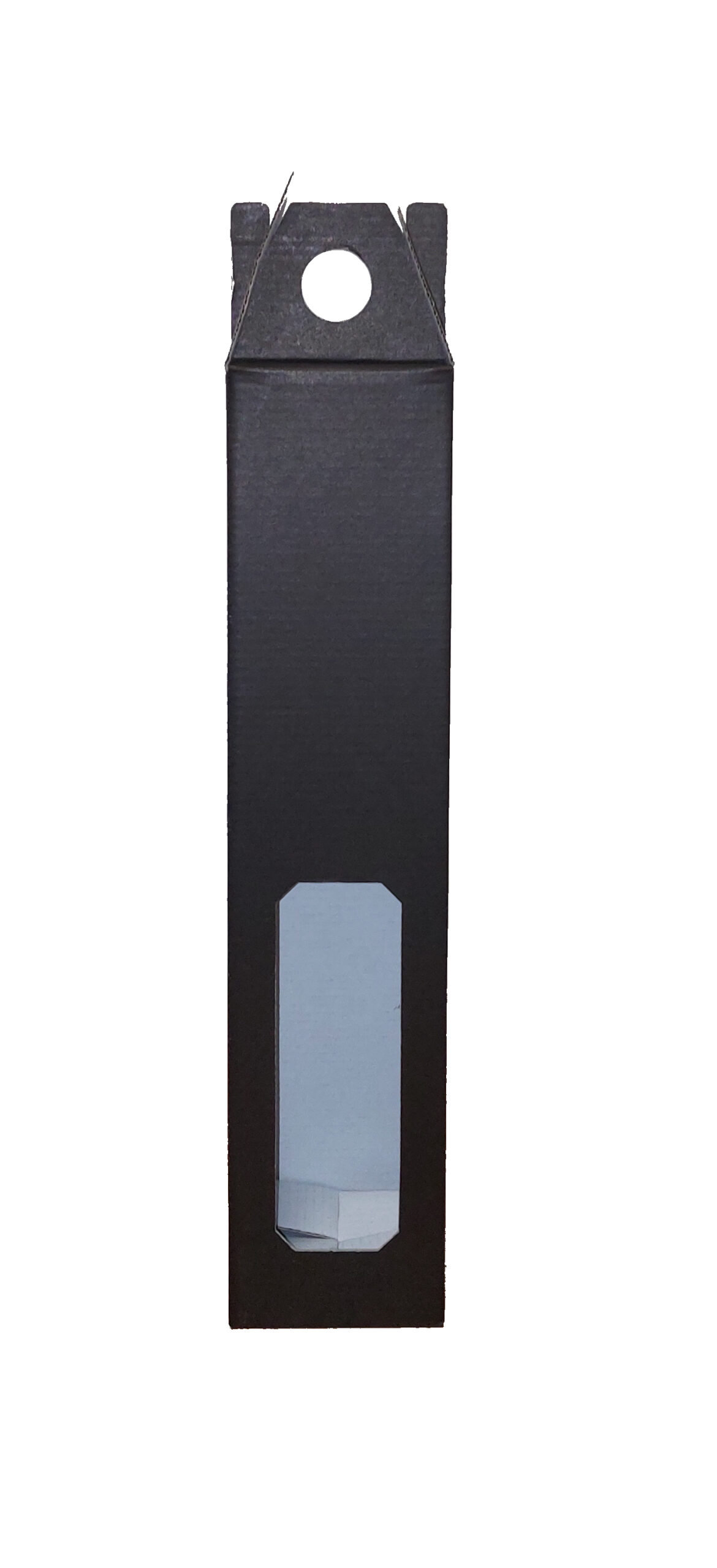 Štancana kutija za 1 bocu 80x80x350 mm, Crna
